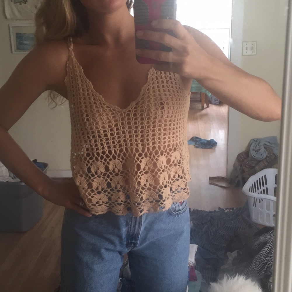 Urban outfitters crochet top